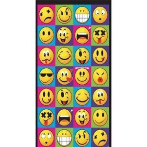 NWT Smiley Faces Beach Towel 30x60